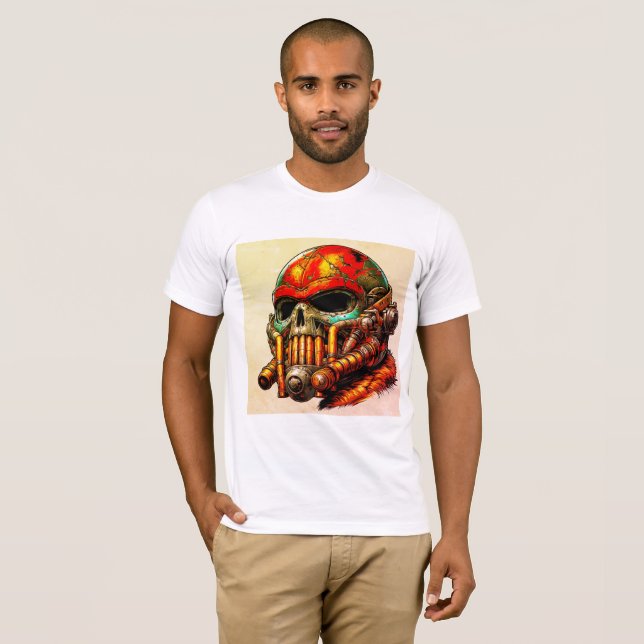 Camiseta Totalidade do crânio (Frente Completa)