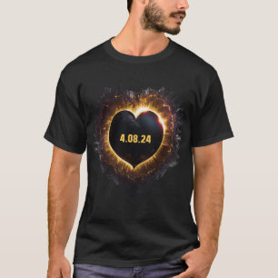 Camiseta Totalidade Girls Forma Cardíaca Total Eclipse Sola