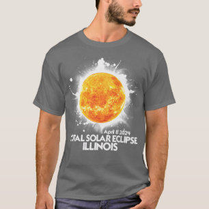 Camiseta Totalidade ILLINOIS 2024 Total América Eclipse Sol