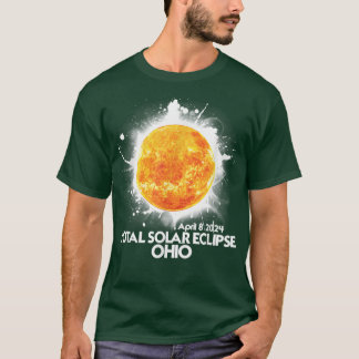 Camiseta Totalidade OHIO 2024 T-Shirt Eclipse Solar Total