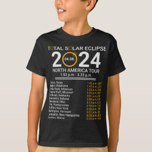 Camiseta Totalidade Primavera 4.08.24 Eclipse Solar Total 2