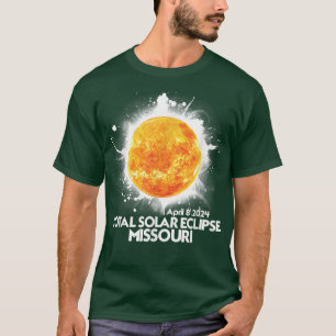 Camiseta Totality Missouri 2024 Total Solar Eclipse America