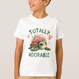 Camiseta Totally Adorable Turtle Cute Art