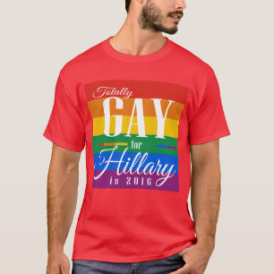 CAMISETA TOTALMENTE ALEGRE PARA HILLARY - .PNG