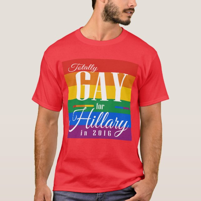 CAMISETA TOTALMENTE ALEGRE PARA HILLARY - .PNG (Frente)