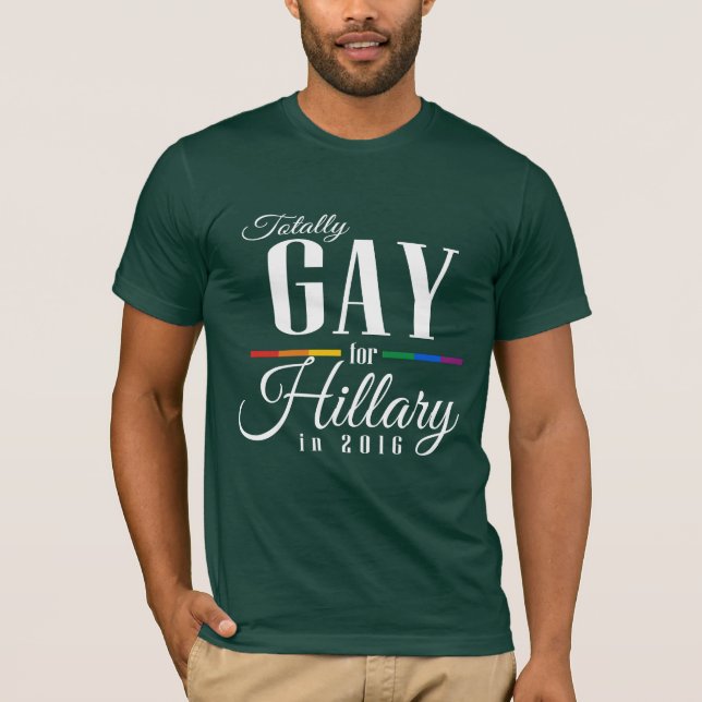 CAMISETA TOTALMENTE ALEGRE PARA HILLARY - .PNG (Frente)