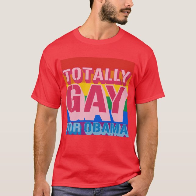 Camiseta Totalmente alegre para Obama - .png (Frente)