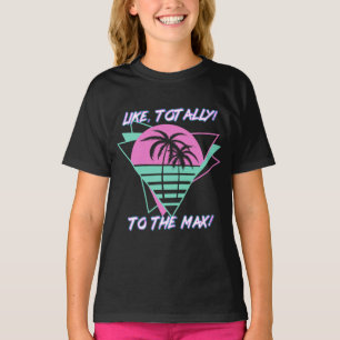Camiseta Totalmente! Ao Máximo! Retro Miami anos 80