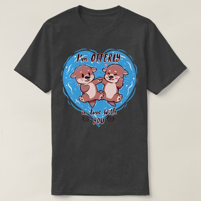 Camiseta Totalmente apaixonado (Frente do Design)
