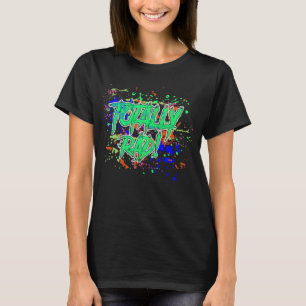 Camiseta Totalmente Criativos De Pintura De anos 80 De Rad