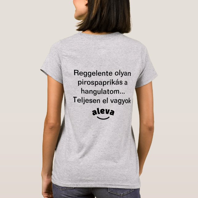 Camiseta Totalmente feminista sem mangas. (Verso)