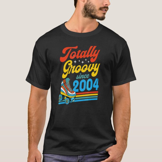 Camiseta Totalmente Groovy Desde 2004, Nascimento do Skate  (Frente)