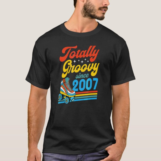 Camiseta Totalmente Groovy Desde 2007, Nascimento do Skate  (Frente)
