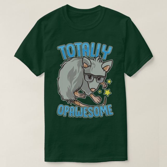 Camiseta Totalmente Incrível Possum Gift (Frente do Design)