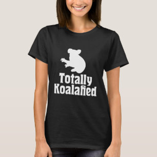 Camiseta Totalmente Koalaificado - Urso de Canais Funny Koa