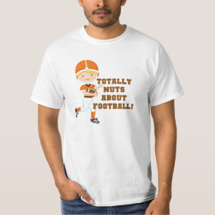Camiseta Totalmente loucos sobre o futebol