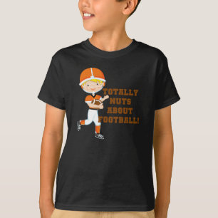 Camiseta Totalmente loucos sobre o futebol