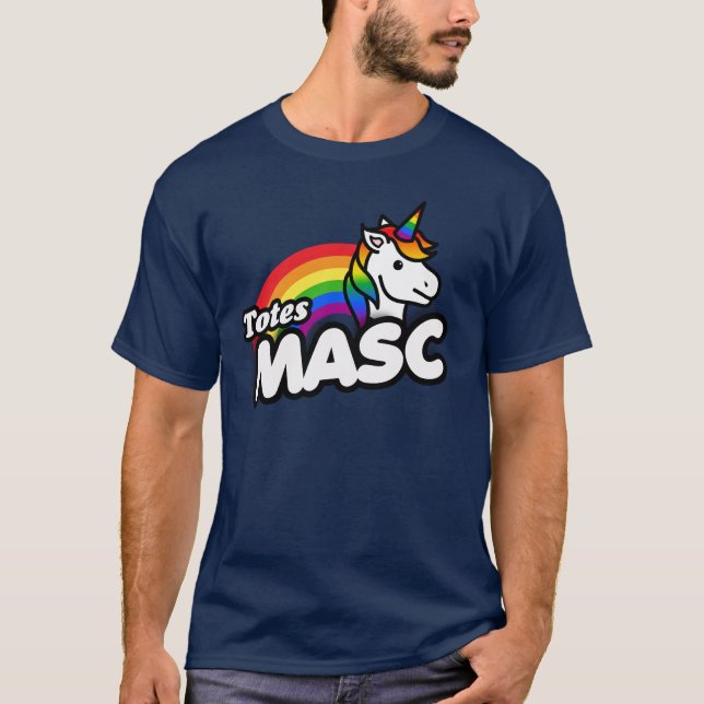 Camiseta Totalmente masculino (Frente)