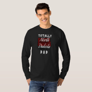 Camiseta TOTALMENTE NORTE DAKOTA PAI Buffalo Xadrez ND T-Sh