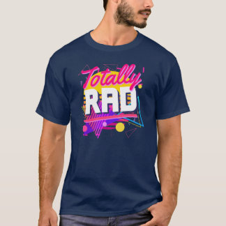 Camiseta Totalmente o Rad 80s forma o estilo geométrico inc