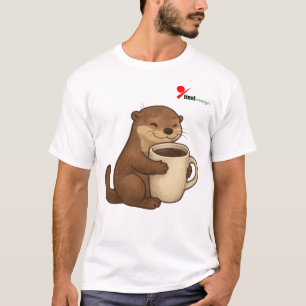 Camiseta Totalmente Obcecado com Café