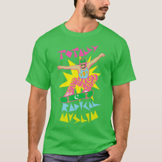 Camiseta Totalmente radical muçulmano