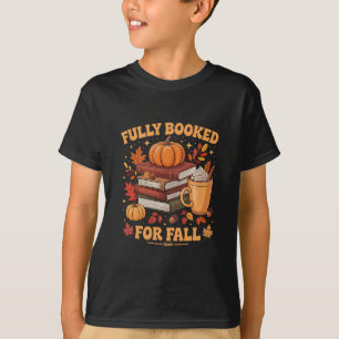 Camiseta Totalmente Reservado Para Livros de Outono Abóbora