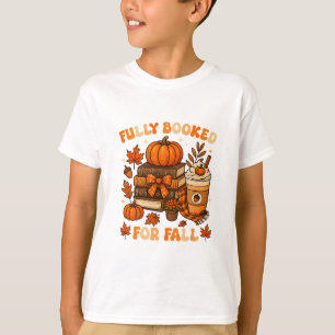 Camiseta Totalmente Reservado Para Livros de Outono Abóbora