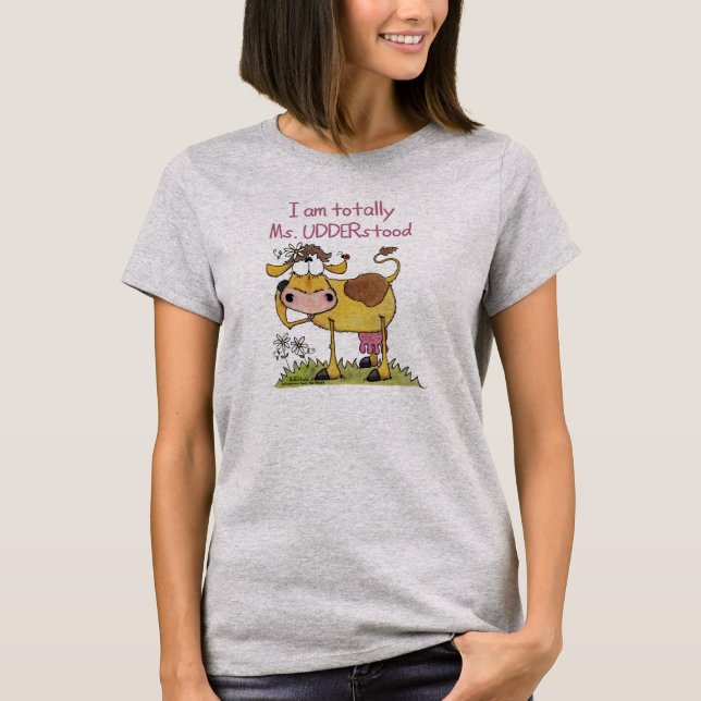 Camiseta Totalmente Sra. UDDERstand (Frente)