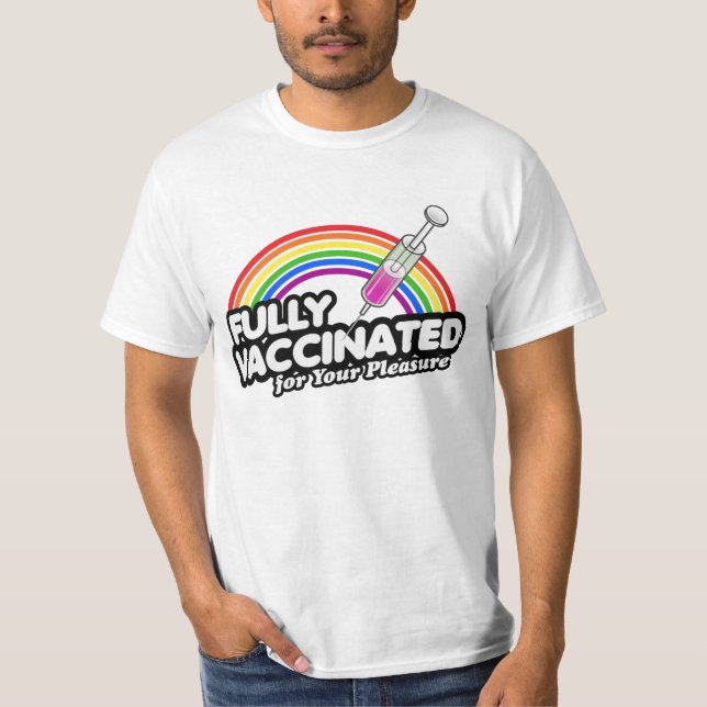 CAMISETA TOTALMENTE VACINADO PELO SEU PRAZER (Frente)