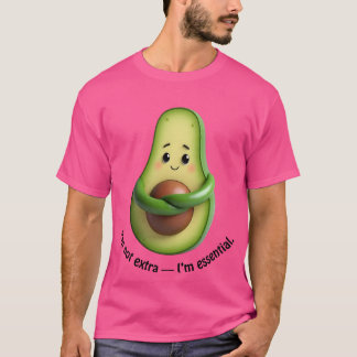 Camiseta Tote de Abacate Divertido – Não Sou Extravagante, 