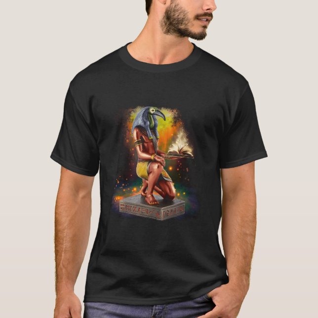 Camiseta Tote O Deus Egípcio Do Conhecimento (Frente)