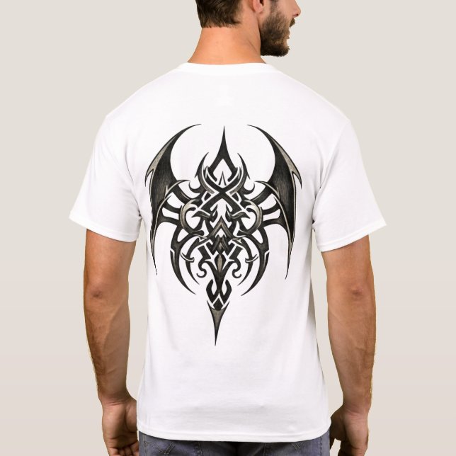 Camiseta Tótem Alado Tribal (Verso)