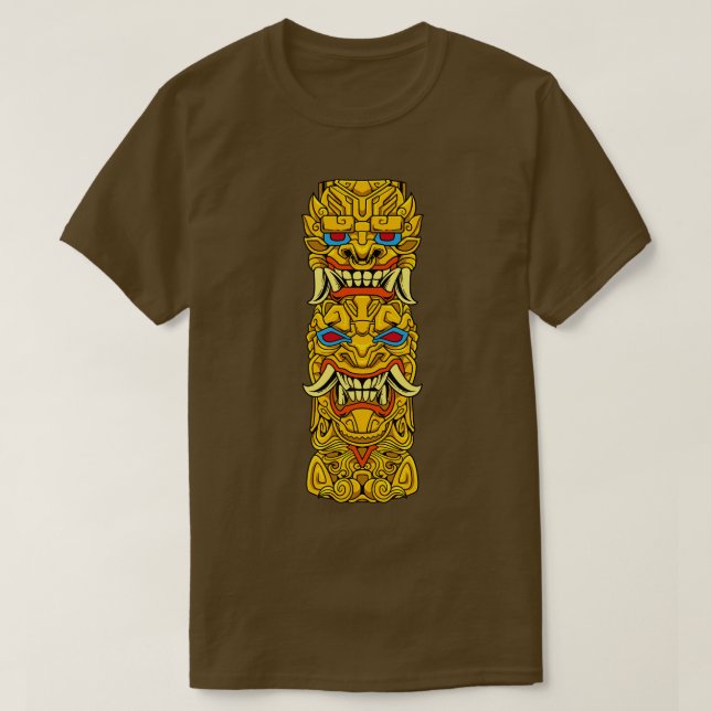 Camiseta Totem Aztec (Frente do Design)