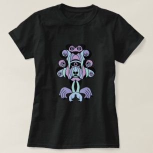 Camiseta Totem de Abstrato multiolhos