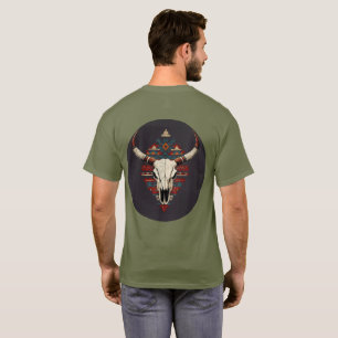 Camiseta Totem de Caveira de Vaca