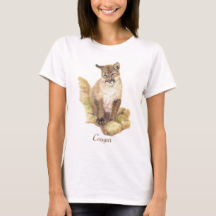 Camiseta Totem do animal do puma