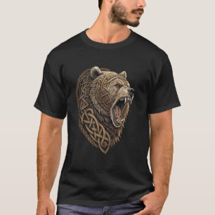Camiseta Tótem do Berserkeru2019s u2013 Urso Viking Símbolo