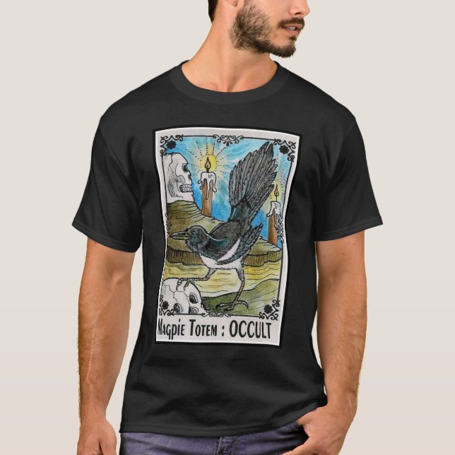 Camiseta Totem do Magpie oculto (Frente)