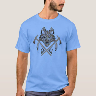 Camiseta totem lobo