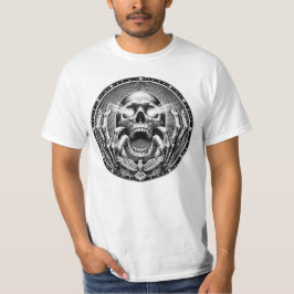 Camiseta Totenschädel mit Skeletthänden und Adler
