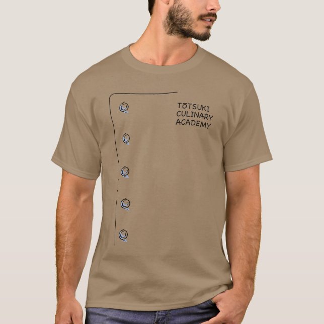 Camiseta Totsuki Culinary Academy Anime Manga Cosplay Shoku (Frente)