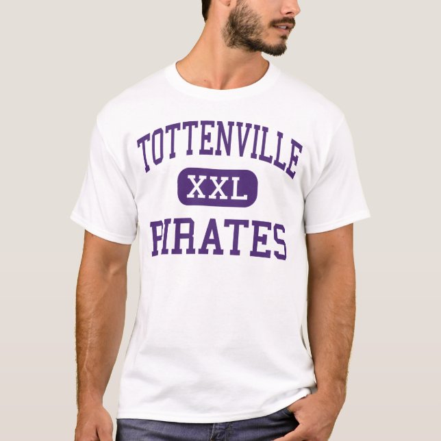 Camiseta Tottenville - piratas - alto - Staten Island (Frente)