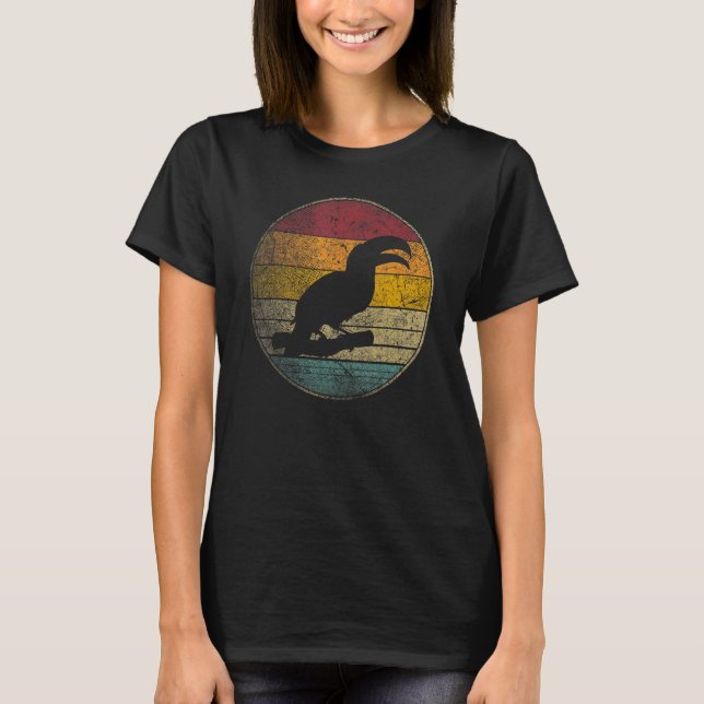 Camiseta Toucan Bird Tropical Beach Gif Retro Style (Frente)
