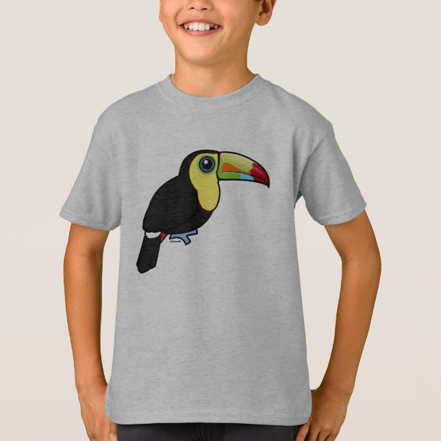 Camiseta Toucan de bico-de-bico-de-bico-de-bico-de-bico-pás (Frente)