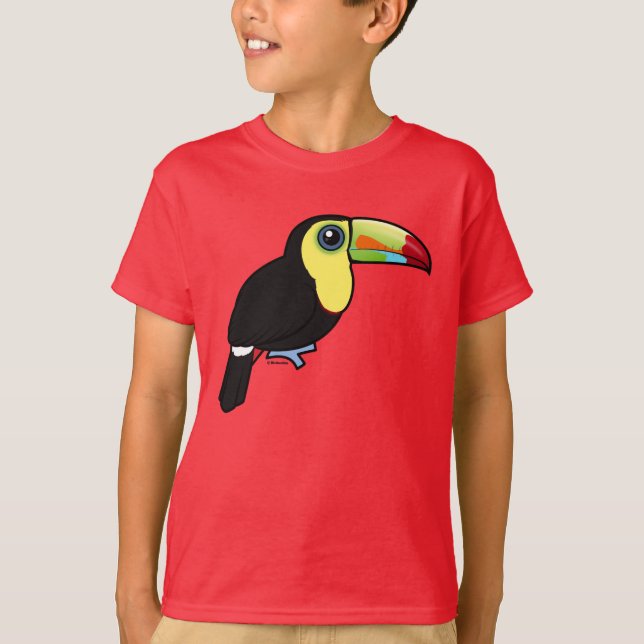 Camiseta Toucan de bico-de-bico-de-bico-de-bico-de-bico-pás (Frente)