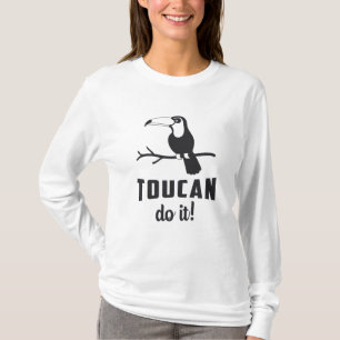 Camiseta Toucan Do It Bird Watcher Assistindo Toques Engraç