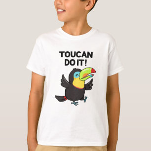 Camiseta Toucan Faz Isso Engraçado Pássaro Positivo