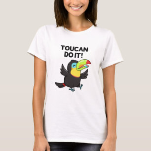 Camiseta Toucan Faz Isso Engraçado Pássaro Positivo