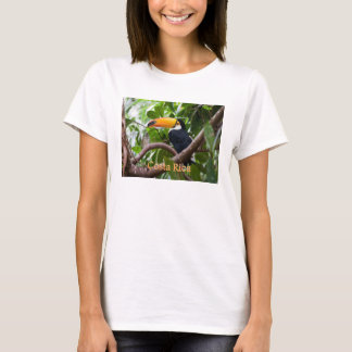 Camiseta Toucan no t-shirt de Costa Rica do pássaro do ramo